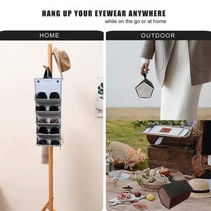 Travel Safe Sunglasses organizer 5 compartment